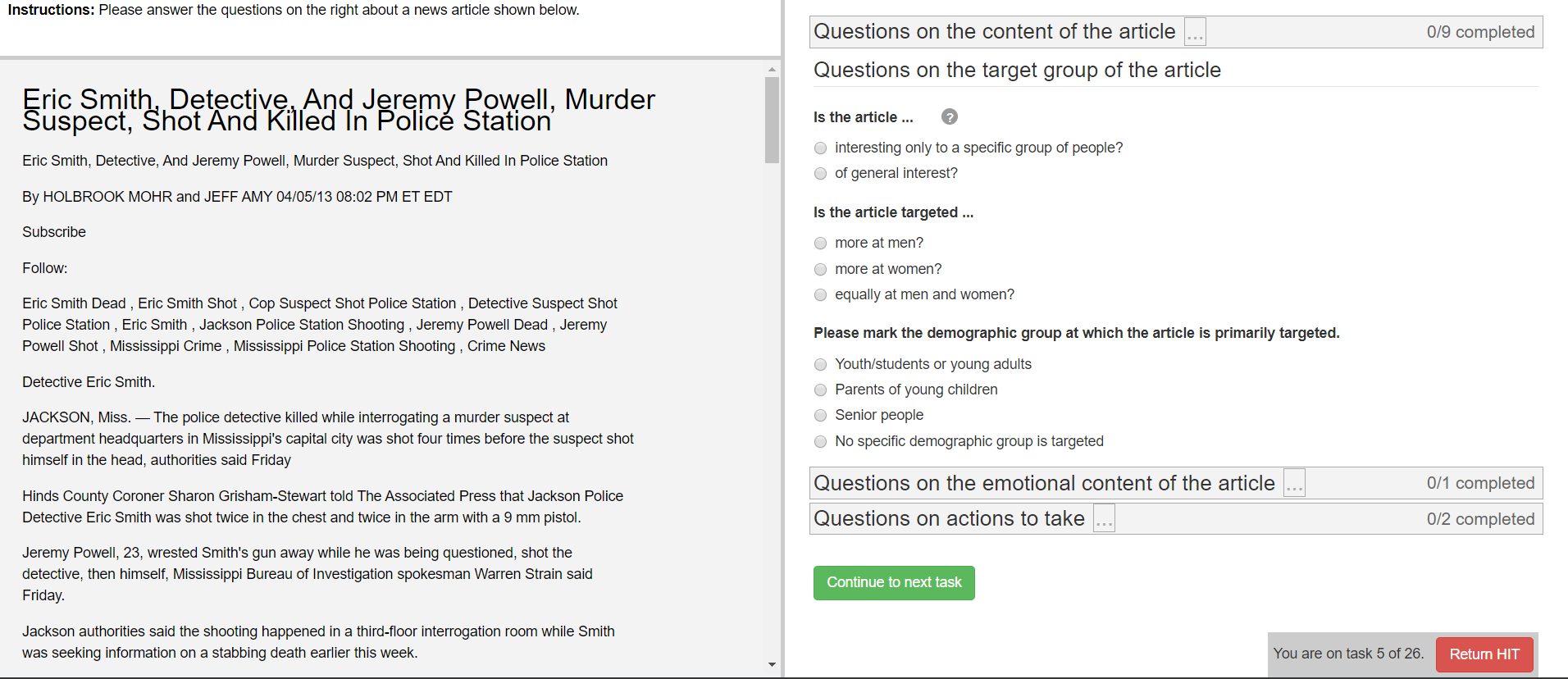 An example task.